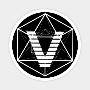 vimana logo white Magnet